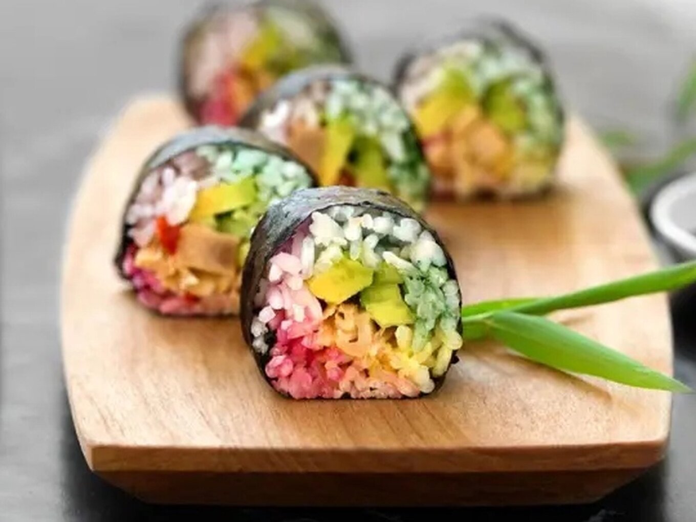 Rainbow Sushi Roll